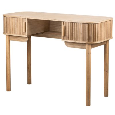 Bureau 2 portes, bois de frêne, TOYAMA NORDLYS