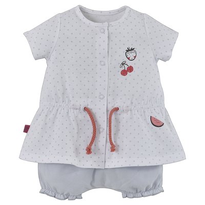 Ensemble robe gris clair SUCRE D'ORGE