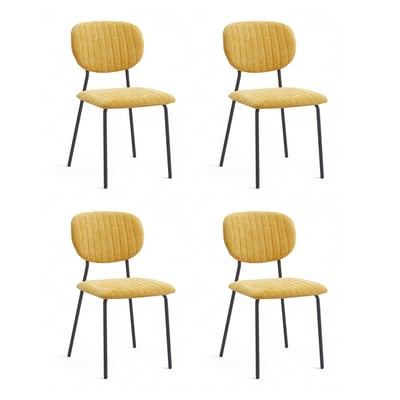 Chaise repas tissu ZAGO