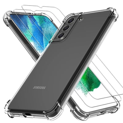 Coque Galaxy S21 Fe antichoc + 2 vitres EVETANE