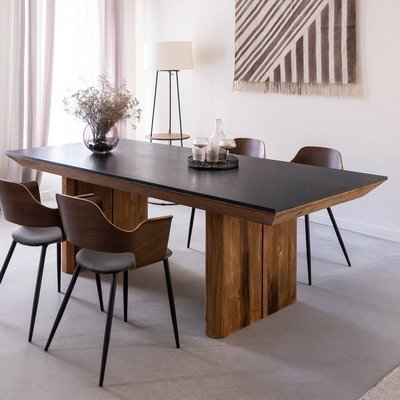 Table à manger en pin recyclé  CONSTANCE MADE IN MEUBLES 