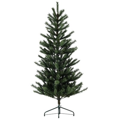 Sapin de Noël artificiel 180 cm avec support en acier pliable, 467 branches HOMCOM