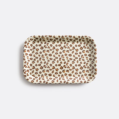 Azhar Leopard Print Tray in Size S LA REDOUTE INTERIEURS