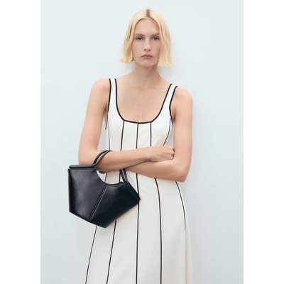 Robe coton à rayures MANGO
