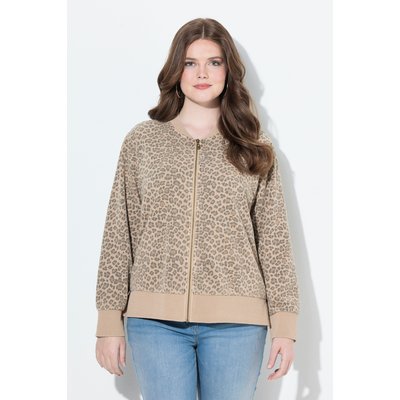 Blouson en molleton motif léopard ULLA POPKEN