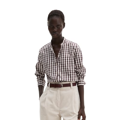 Chemisier à carreaux, coupe regular en flanelle de coton MARC O'POLO