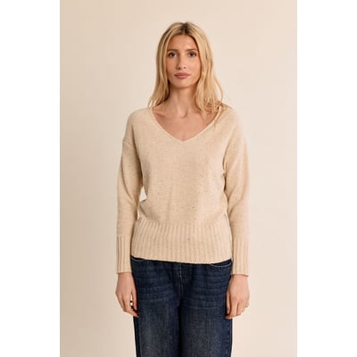 Pull con scollo a V e paillettes MOLLY BRACKEN