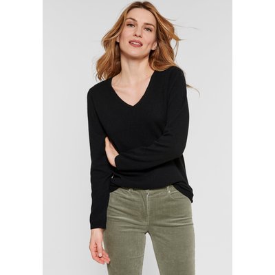 Pull col V en pur cachemire DAMART