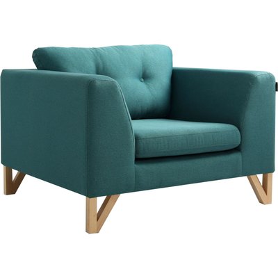 Fauteuil en tissu carré, Willy RECOLLECTION