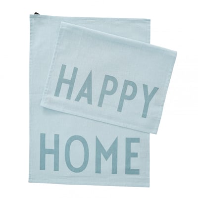 Lot De 2 Torchons Happy & Home DESIGN LETTERS