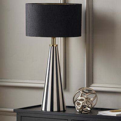 Stripe Conical Resin Table Lamp Base ÉDITÉ