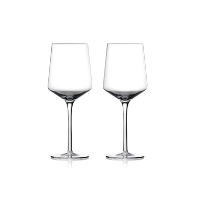 Lot de 2 verres à vin rouge en cristal ROCKS ZONE DENMARK