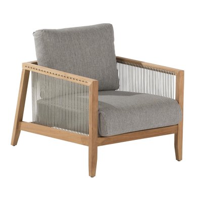 Fauteuil de jardin de jardin en teck, LITA NATERIAL