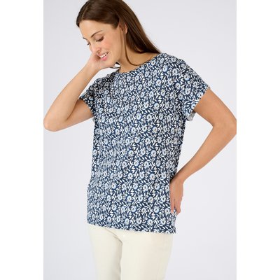 T-shirt flammé imprimé végétal DAMART