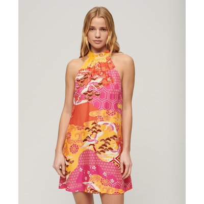 Robe courte imprimée sans manches SUPERDRY