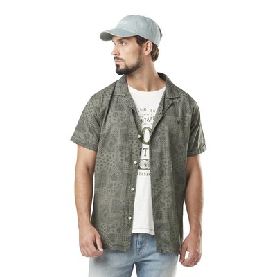 Chemise en coton Paisley VON DUTCH