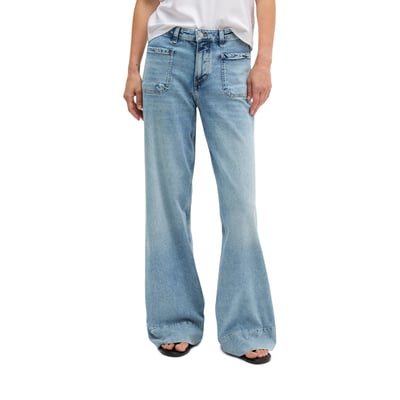 Jeans modèle Lania large en coton organique et polyester stretch MARC O'POLO