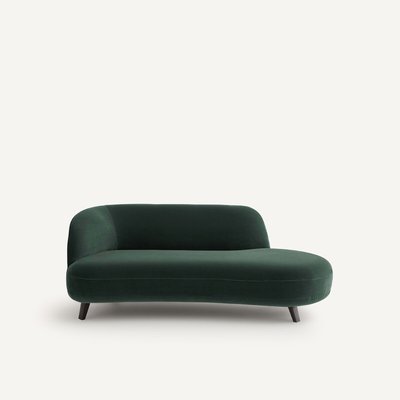 Bank Dormeuse in fluweel, Rosebury design E.Gallina AM.PM