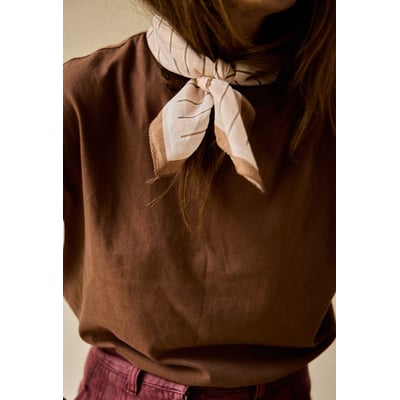 Petit foulard en voile de coton, RAYURES GABRIELLE PARIS