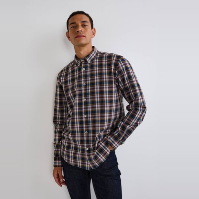 Chemise flanelle imprimée en coton BIO MONOPRIX