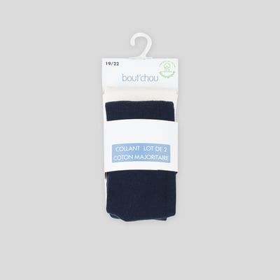 Lot de 2 paires de collants en jersey BIO BOUT'CHOU