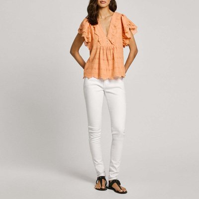 Blouse À Manches Courtes Avec Volants PEPE JEANS