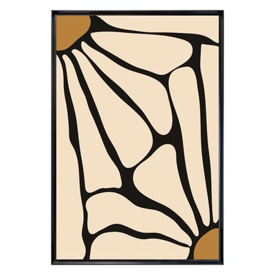 Tableau Mural Encadré Feuille Abstraite Graphique ILLUSTRATION CEANOTHE