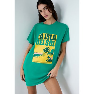 Chemise de nuit courte en coton 'la isla del sol FRANCA ETAM