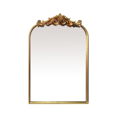 Miroir orné avec fronton 60x90cm EMDE