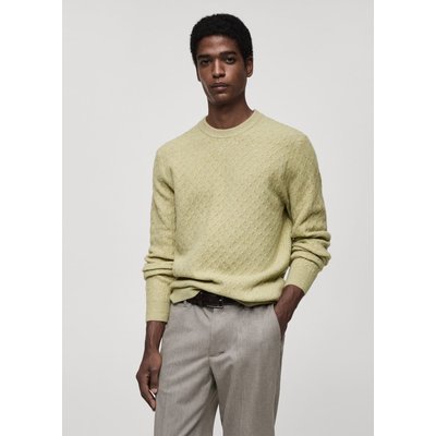 Pull-over maille tressée MANGO MAN