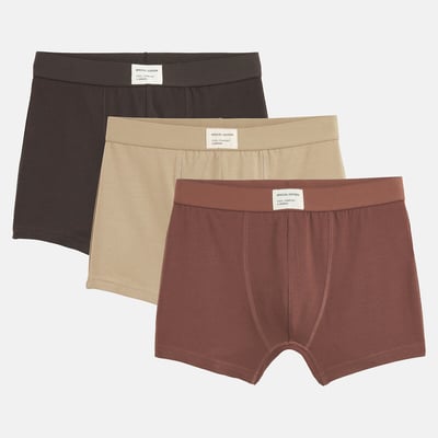 Lot de 3 boxers unis LA REDOUTE COLLECTIONS