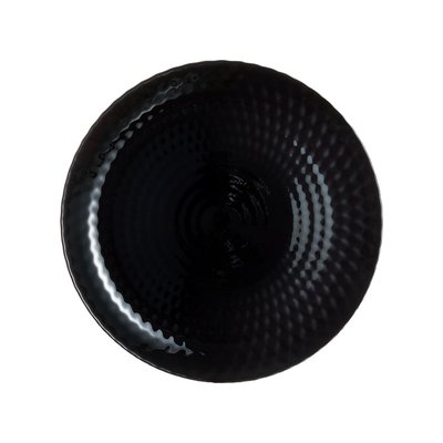 Assiette plate noire 25 cm LUMINARC