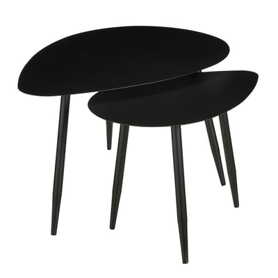 Lot de 2 tables d'appoint MICA DECORATIONS