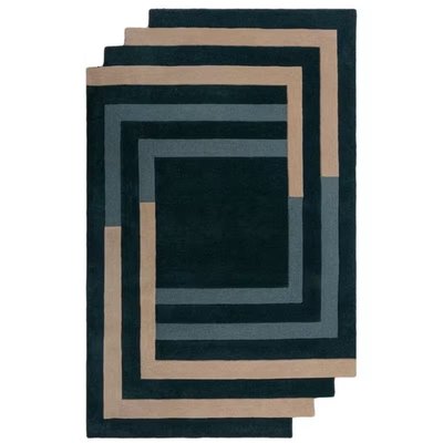 Tapis salon et chambre moderne en laine MAZY NOVATREND