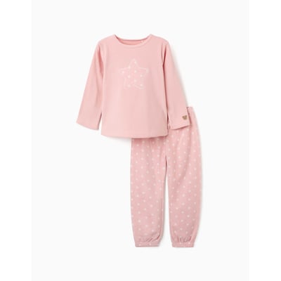 Pyjama en polaire avec étoiles brodées ZIPPY