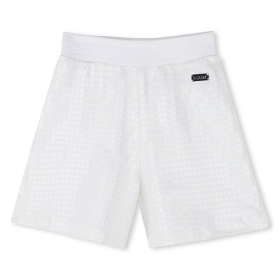 Short en coton avec sequins DKNY