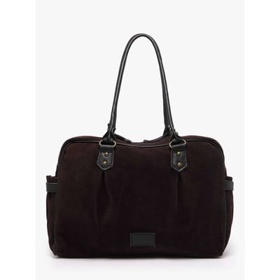Sac porté épaule A4 Vienne cuir BASILIC PEPPER