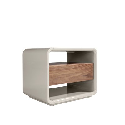 Table de chevet en bois de noyer et MDF ANGEL CERDA