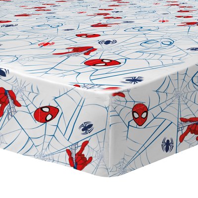 Drap housse 100% coton, JUMPING SPIDER-MAN
