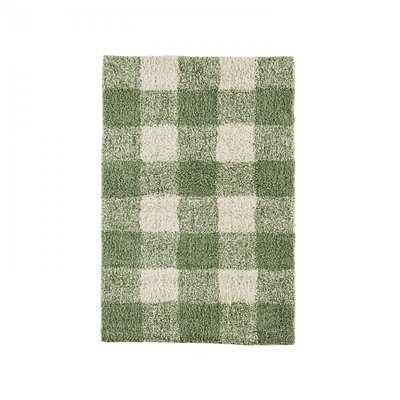 Tapis de bain tufté à carreaux MADAM STOLTZ