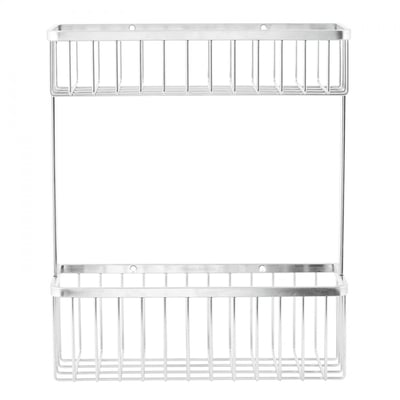 Etagère Double Bath Acier Inoxydable pour salle de bain HOUSE DOCTOR