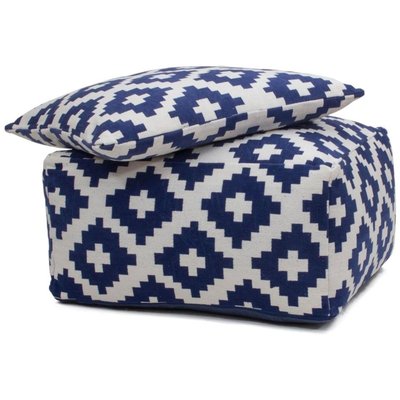 Pouf carré ethnique, coussin set ARTE ESPINA