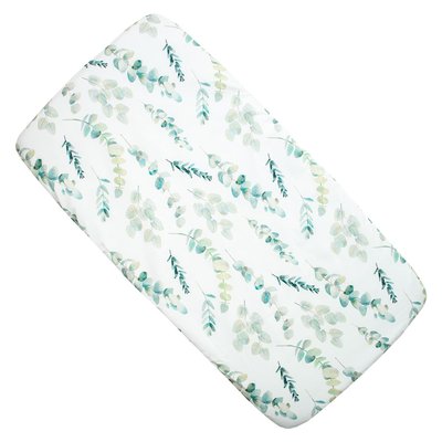 Drap housse berceau en satin de coton EUCALYPTUS SEVIRA KIDS