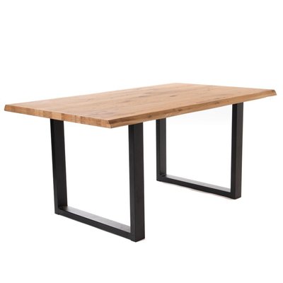 Table U droit 200 cm en chêne AMADEUS