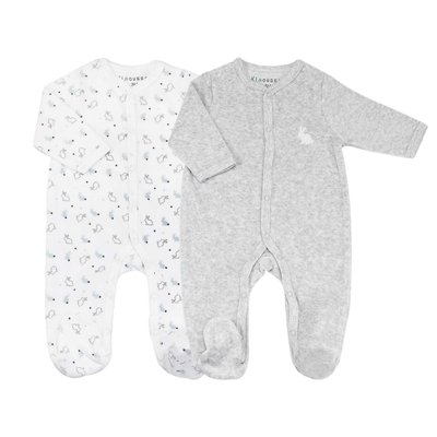 Lot pyjamas bébé - Velours lapinou TROIS KILOS SEPT