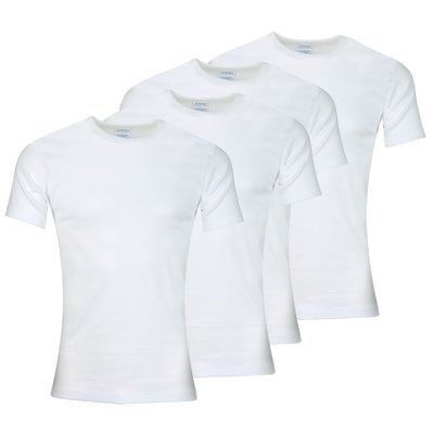 Tee-shirts col rond, lot de 4, coton Bio ATHENA