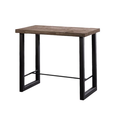 Table haute en acier et bois - BODEGA MATHI DESIGN