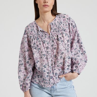 Blusa fantasia, maniche lunghe SEE U SOON