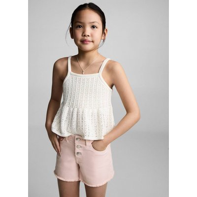 Short jean effiloché MANGO KIDS