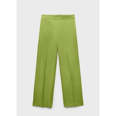 Pantalon droit satiné MANGO